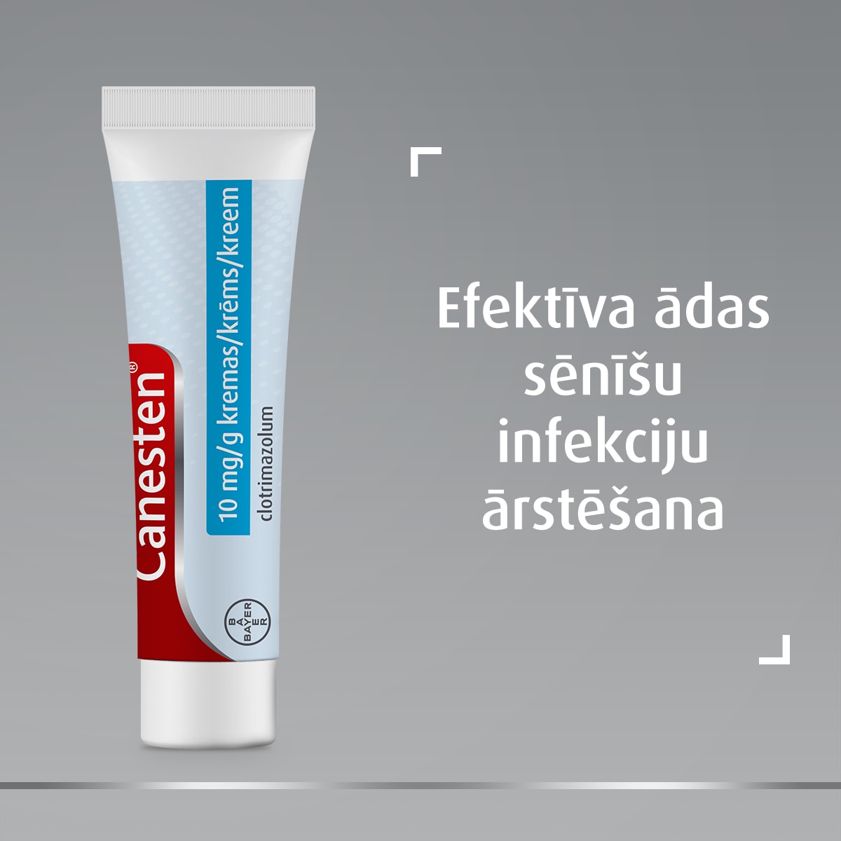 Canesten® 10 mg/g krēms ādas sēnīšu ārstēšanai